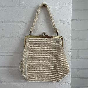 Vintage Corde Bead Purse